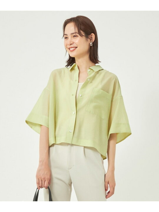 楽天市場】【SALE／50%OFF】シアー クロップド シャツ UNITED ARROWS 