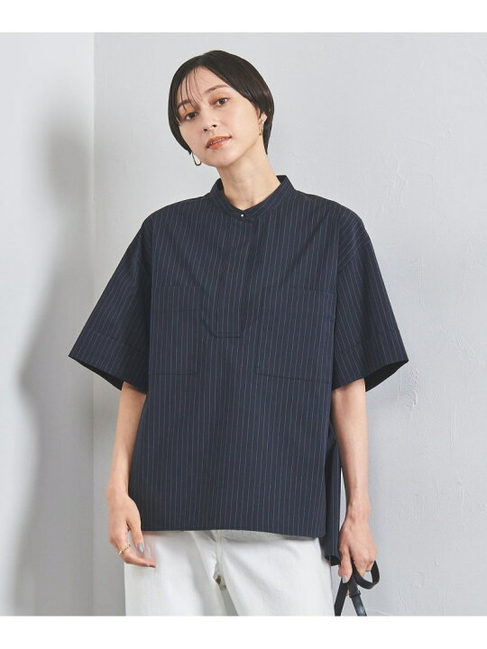 楽天市場】【SALE／70%OFF】バンドカラー ポケット 5S シャツ UNITED 