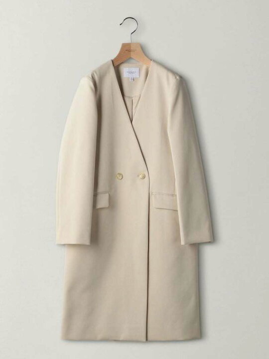 楽天市場】【SALE／77%OFF】BYツイルダブルノーカラーコート 