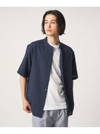 【SALE／30%OFF】リネンライク メッシュ リラックス バンドカラーシャツ-吸水速乾・通気性-＜A DAY IN THE LIFE＞ a day in the life ユナイテッドアローズ アウトレット トップス シャツ・ブラウス ベージュ ブルー ネイビー【RBA_E】【送料無料】[Rakuten Fashion]