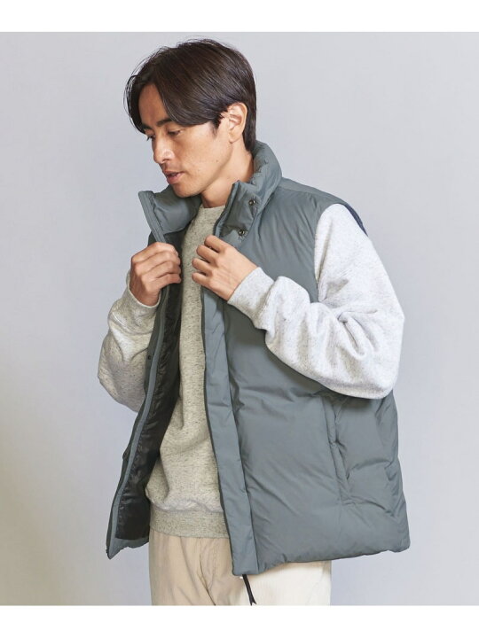 楽天市場】【SALE／60%OFF】小松マテーレ スタンドカラー ダウンベスト 