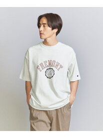 【SALE／40%OFF】【別注】 ＜Champion＞ REVERSE WEAVE PRINT TEE/Tシャツ BEAUTY&YOUTH UNITED ARROWS ユナイテッドアローズ アウトレット トップス カットソー・Tシャツ グレー ホワイト ネイビー【RBA_E】【送料無料】[Rakuten Fashion]