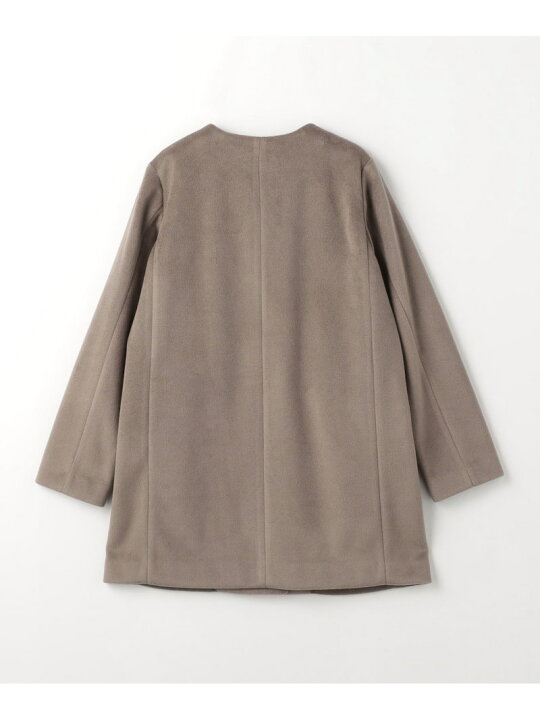 楽天市場】【SALE／50%OFF】ニットビーバー ノーカラーコート＜A DAY 