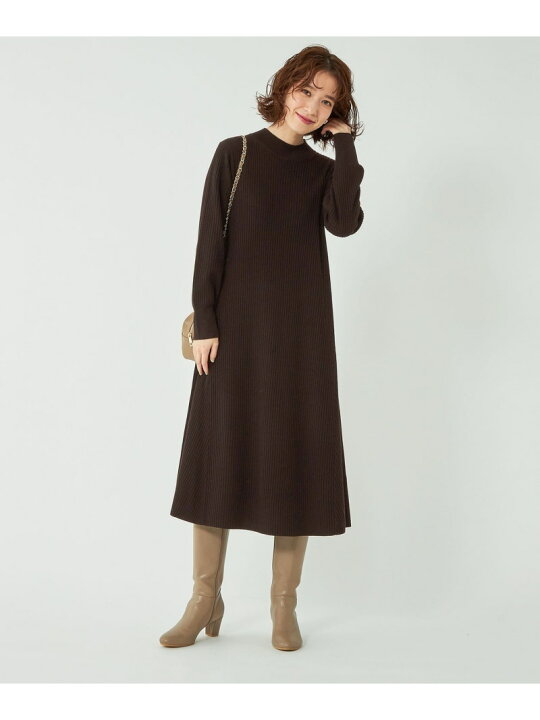 楽天市場】【SALE／70%OFF】リブ Aライン ワンピース -ウォッシャブル  