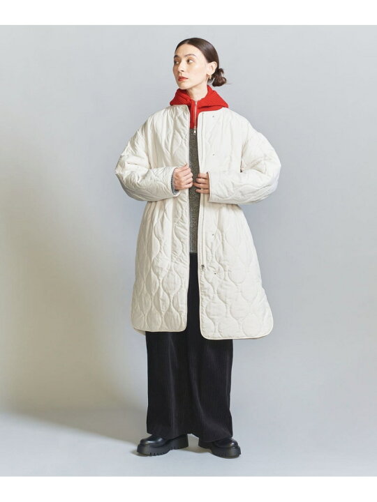 楽天市場】【SALE／80%OFF】キルティングノーカラーコート 