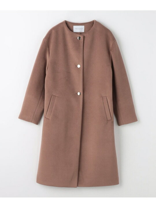 楽天市場】【SALE／30%OFF】ニットモッサ ノーカラーコート ＜A DAY IN  