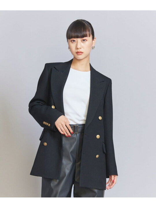 BEAUTY&YOUTH ユナイテッドアローズ 黒ダブルボタンコート S 楽天市場 