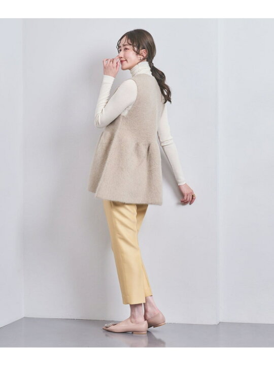 楽天市場】【SALE／50%OFF】フォックス カシミヤ フリルベスト UNITED 
