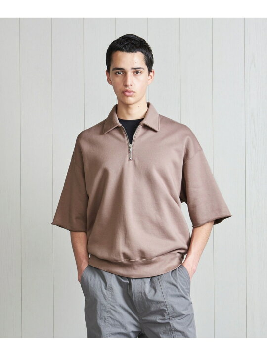 楽天市場】【SALE／70%OFF】＜H＞ ハーフジップ ショートスリーブ 