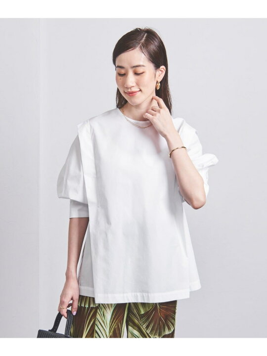 楽天市場】【SALE／50%OFF】C/N/PU タックパフスリーブ ブラウス 