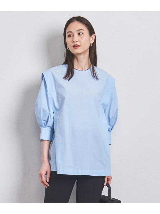 楽天市場】【SALE／50%OFF】C/N/PU タックパフスリーブ ブラウス 