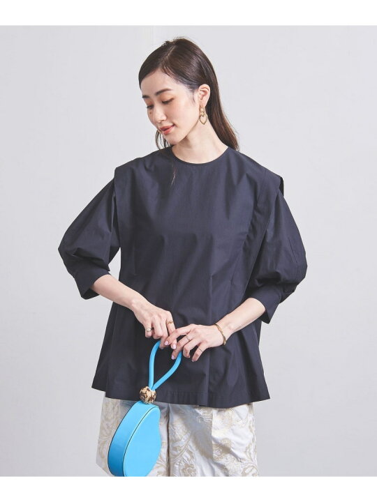 楽天市場】【SALE／50%OFF】C/N/PU タックパフスリーブ ブラウス 