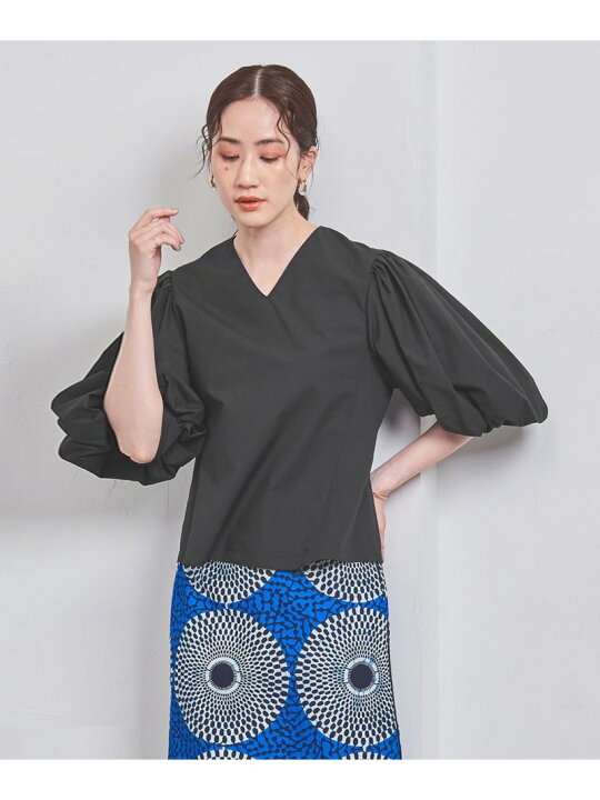 UNITED ARROWS C サテン バルーンスリーブ ブラウス 美品 M 楽天市場 