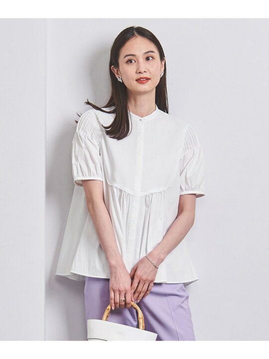 楽天市場】【SALE／40%OFF】EMBOS ピンタック ショートスリーブ 