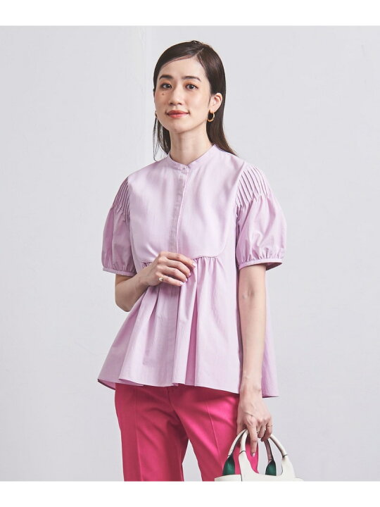 楽天市場】【SALE／40%OFF】EMBOS ピンタック ショートスリーブ 