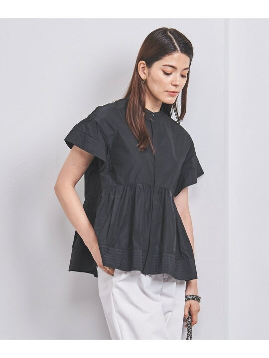 楽天市場】【SALE／60%OFF】タフタ ステッチ ペプラム ブラウス UNITED 