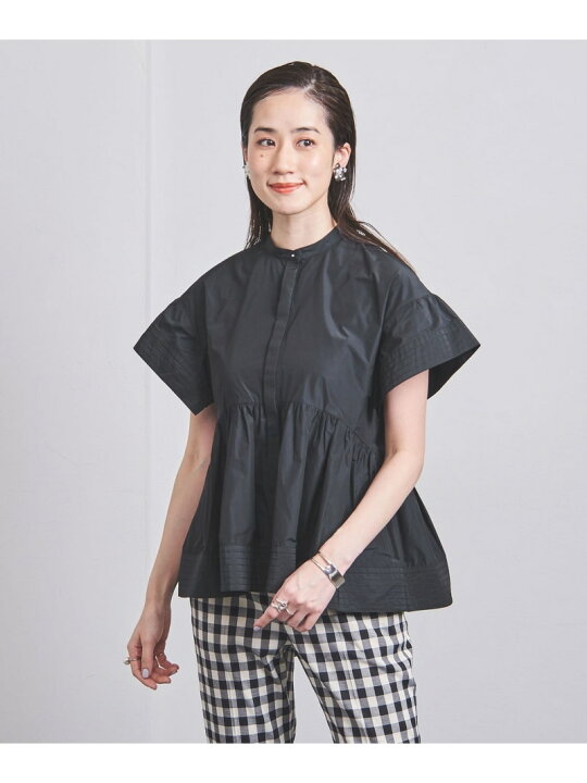 楽天市場】【SALE／60%OFF】タフタ ステッチ ペプラム ブラウス UNITED 