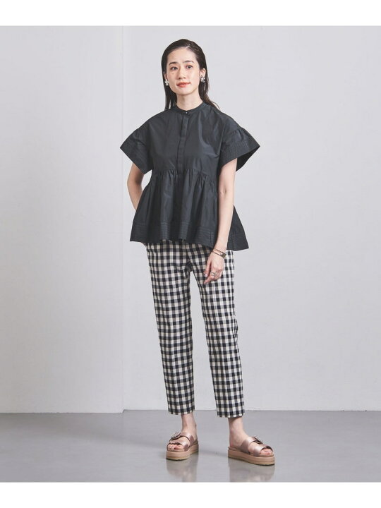 楽天市場】【SALE／60%OFF】タフタ ステッチ ペプラム ブラウス UNITED 