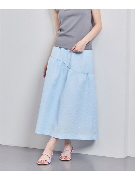 楽天市場】【SALE／60%OFF】AIRY ジャカード ティアードスカート  