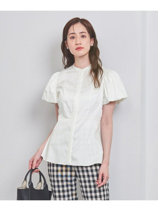 楽天市場】【SALE／80%OFF】サテン バブルスリーブ ブラウス UNITED 