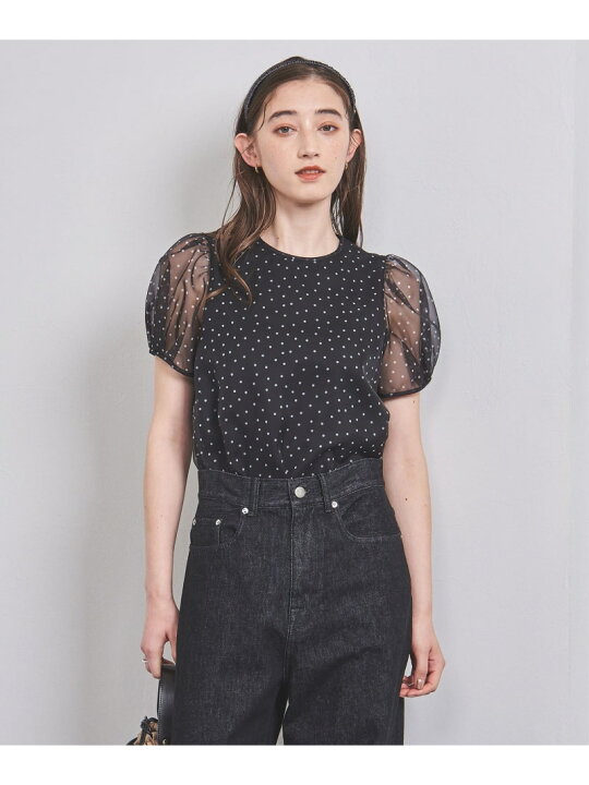 楽天市場】【SALE／60%OFF】オーガンジー ミニパフ ショートスリーブ 