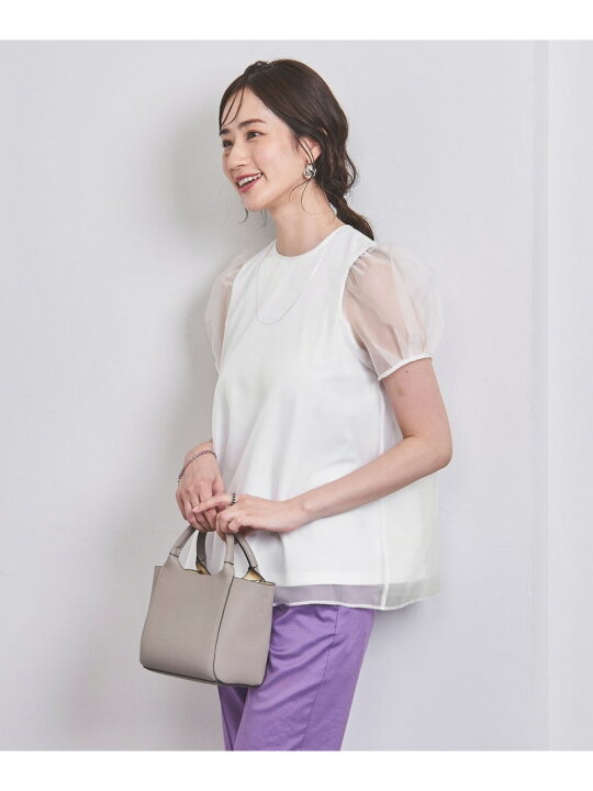 楽天市場】【SALE／60%OFF】オーガンジー ミニパフ ショートスリーブ 