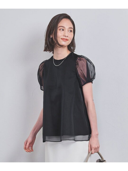 楽天市場】【SALE／60%OFF】オーガンジー ミニパフ ショートスリーブ 