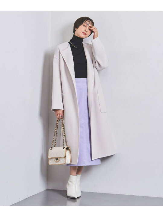 楽天市場】【SALE／80%OFF】リバー ノーカラー ロングコート UNITED 
