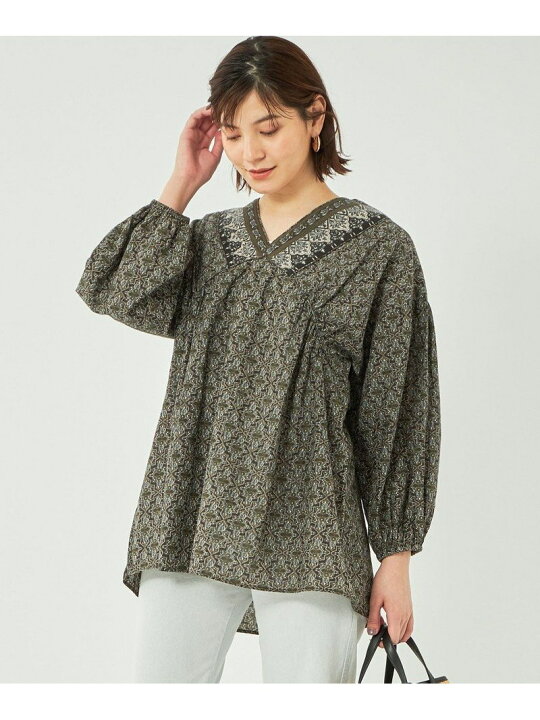 楽天市場】【SALE／70%OFF】IND パネル プリント ブラウス UNITED 