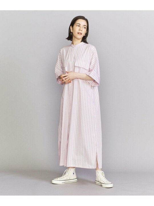 楽天市場】【SALE／70%OFF】BY バンドカラー シャツワンピース 