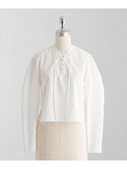 楽天市場】【SALE／70%OFF】＜LOEFF＞ブロード レースアップ シャツ 