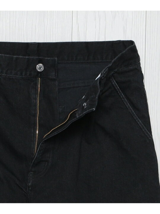 楽天市場】【SALE／70%OFF】＜H＞ブラックデニム 1プリーツ バギー 