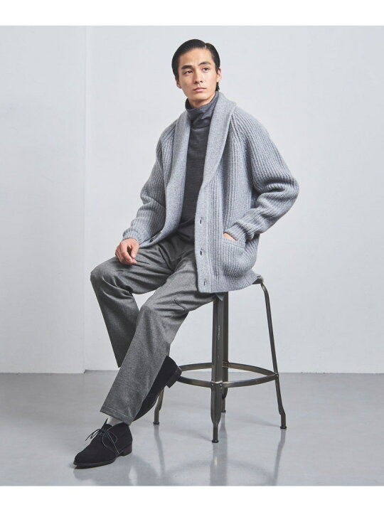 楽天市場】【SALE／70%OFF】ウールカシミヤ アゼ ショールカーディガン 