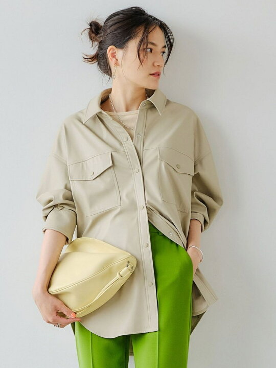 楽天市場】【SALE／70%OFF】フェイクレザー シャツ ジャケット UNITED 