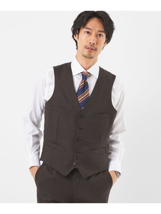 楽天市場】【SALE／80%OFF】＜REDA(レダ)＞トロ無地 5B スーツベスト  