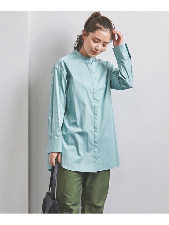 楽天市場】【SALE／70%OFF】UWSC バンドカラー ロングシャツ 21AW 