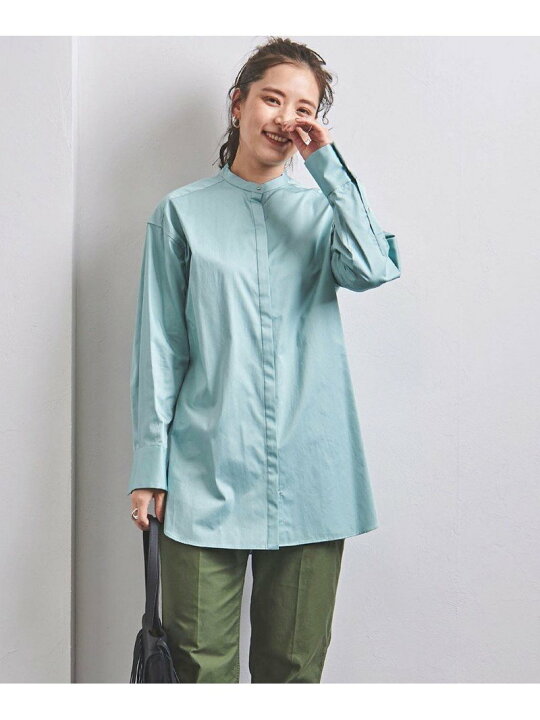 楽天市場】【SALE／70%OFF】UWSC バンドカラー ロングシャツ 21AW 