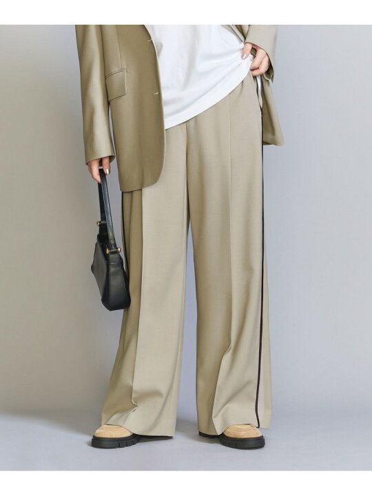 楽天市場】【SALE／60%OFF】サイドライン ワイドパンツ BEAUTY&YOUTH 