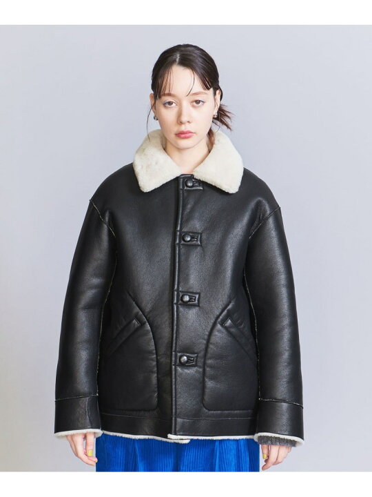 楽天市場】【SALE／40%OFF】フェイクレザー リバーシブル ボア 