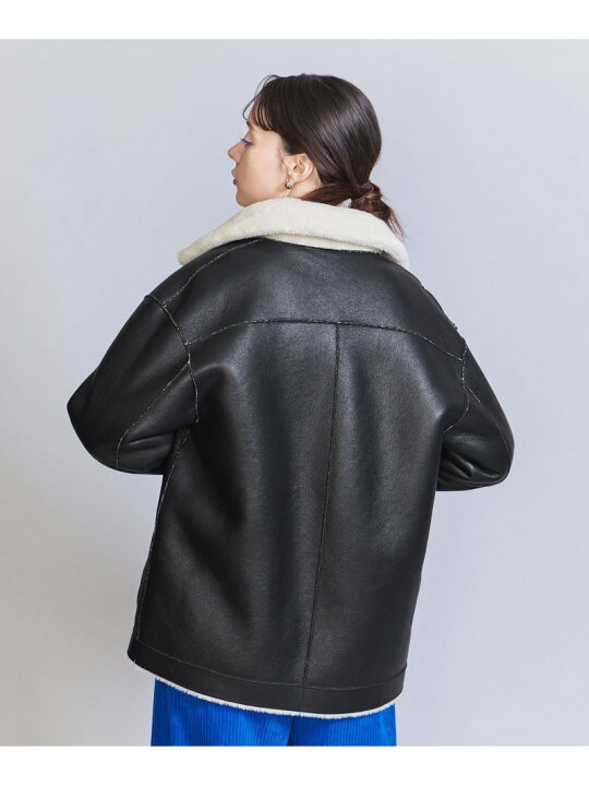楽天市場】【SALE／40%OFF】フェイクレザー リバーシブル ボア  