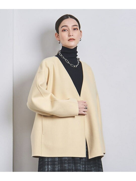 楽天市場】【SALE／80%OFF】Vネック リバー ショートコート UNITED 