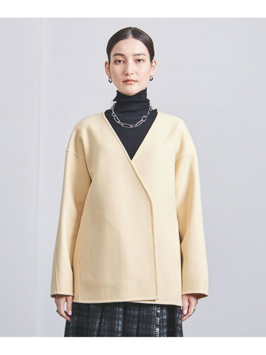 楽天市場】【SALE／80%OFF】Vネック リバー ショートコート UNITED 