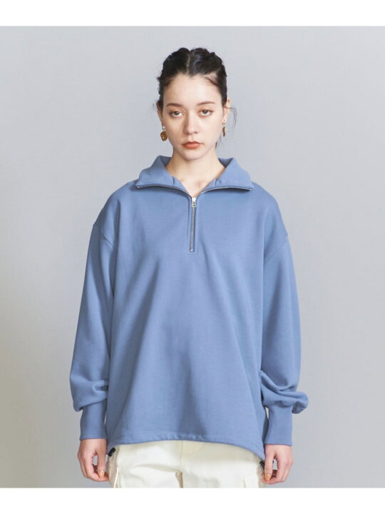 楽天市場】【SALE／70%OFF】コットン ハーフジップ スウェット プル 
