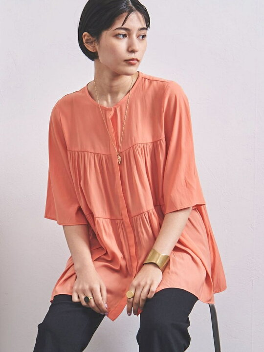 楽天市場】【SALE／80%OFF】UBC P F/FRONT ティアード ブラウス 