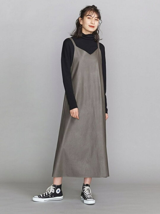 楽天市場】【SALE／40%OFF】BY フェイクレザーキャミソールワンピース 