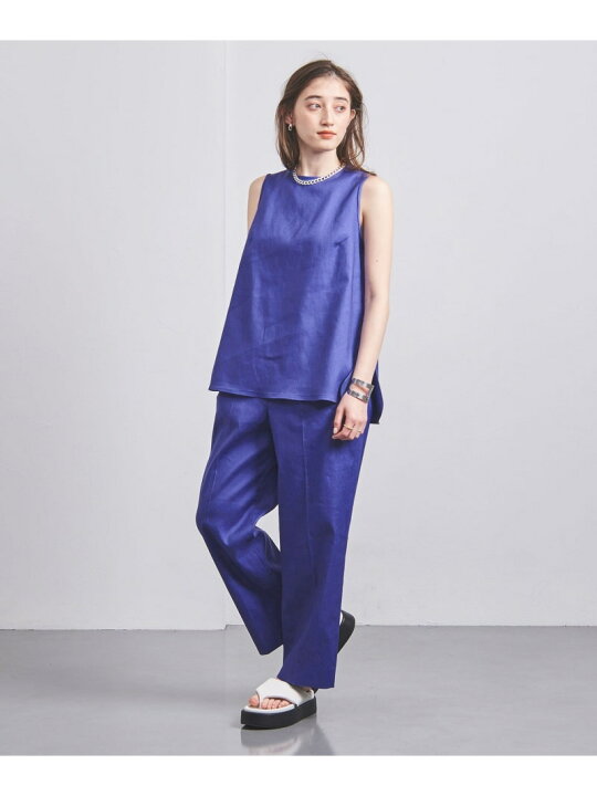 楽天市場】【SALE／50%OFF】LINEN/P ノースリーブ ブラウス UNITED 
