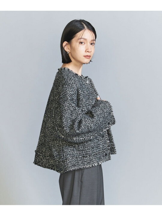 楽天市場】【SALE／70%OFF】ツイードフリンジ ジャケット BEAUTY&YOUTH  