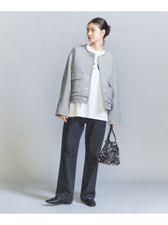 楽天市場】【SALE／70%OFF】ツイードフリンジ ジャケット BEAUTY&YOUTH 