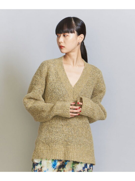 楽天市場】【SALE／60%OFF】バックボリューム Vネック ブークレニット 