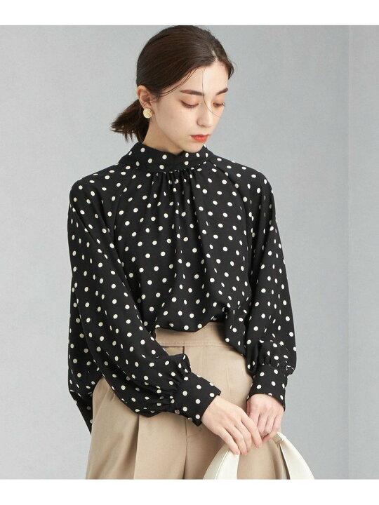 楽天市場】【SALE／30%OFF】2WAY ドット ボウタイ ブラウス UNITED 